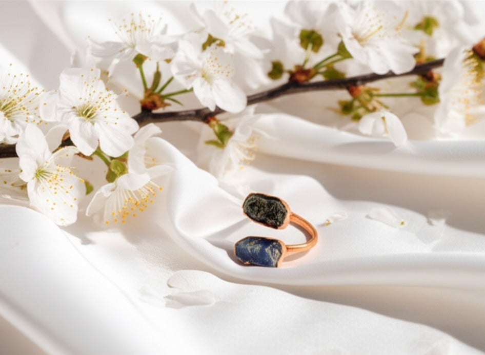Large Open Sapphire Ring