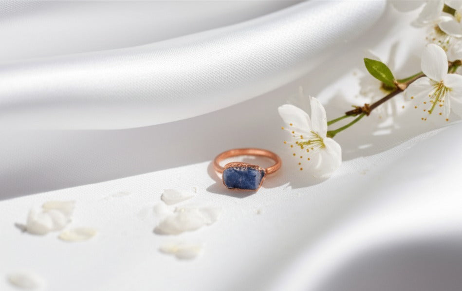 Small Sapphire Solitaire Ring