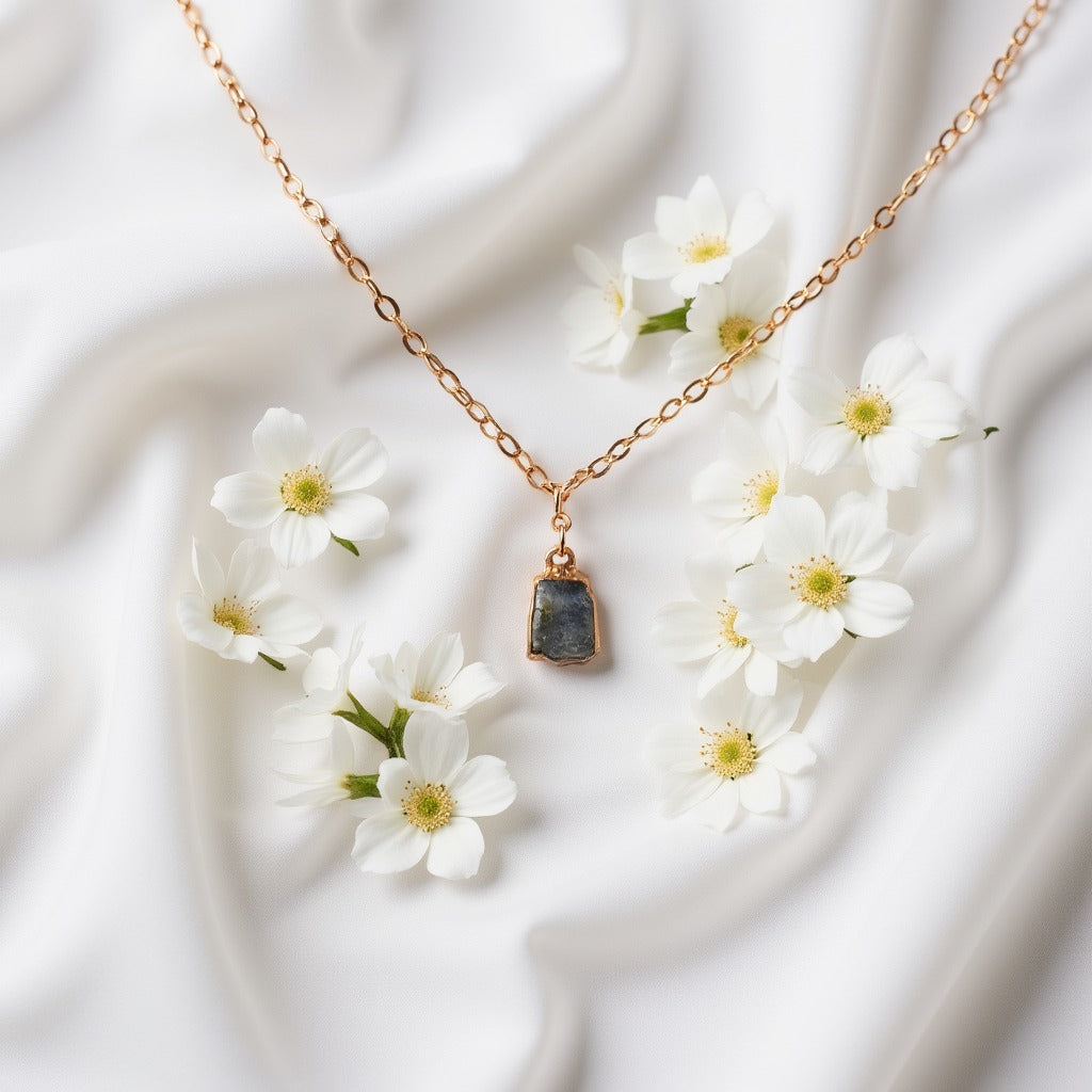Large Sapphire Necklace