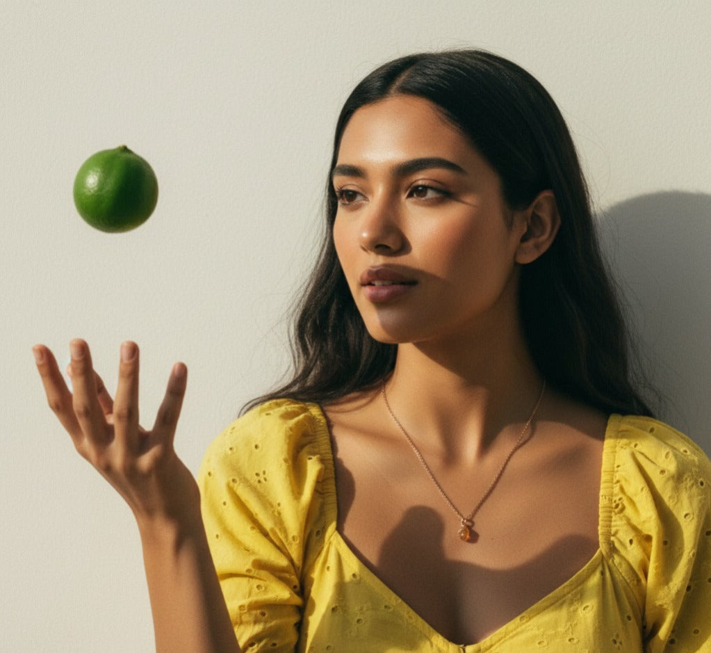 Small Citrine Necklace