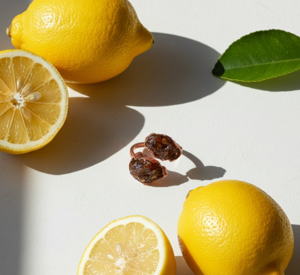 Large Open Citrine Ring