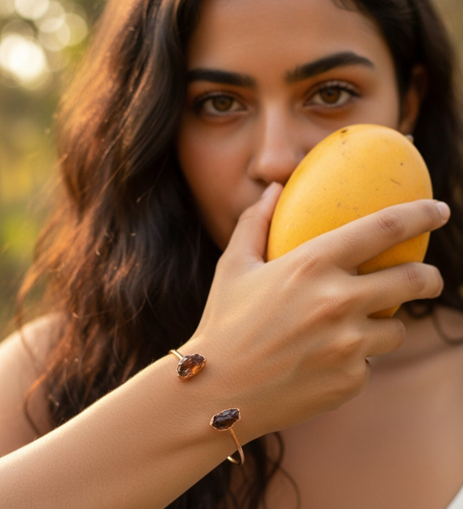 Citrine Open Bracelet