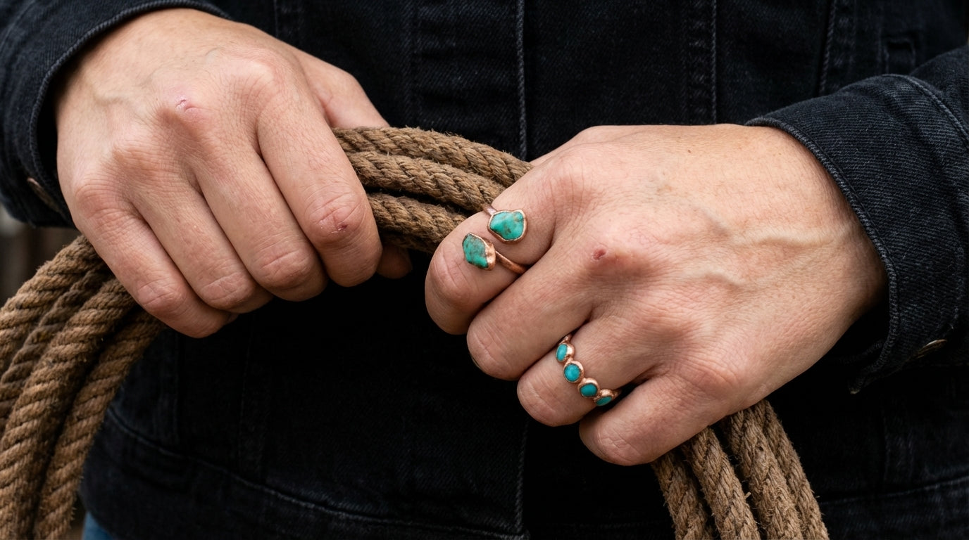 Turquoise Eternity ring