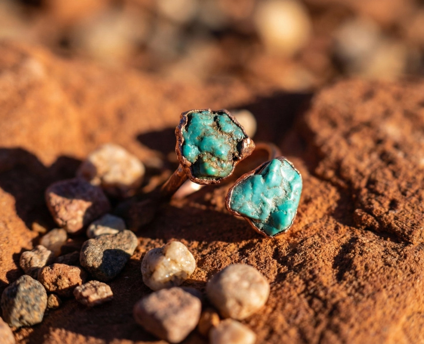 Large Open Turquoise Ring