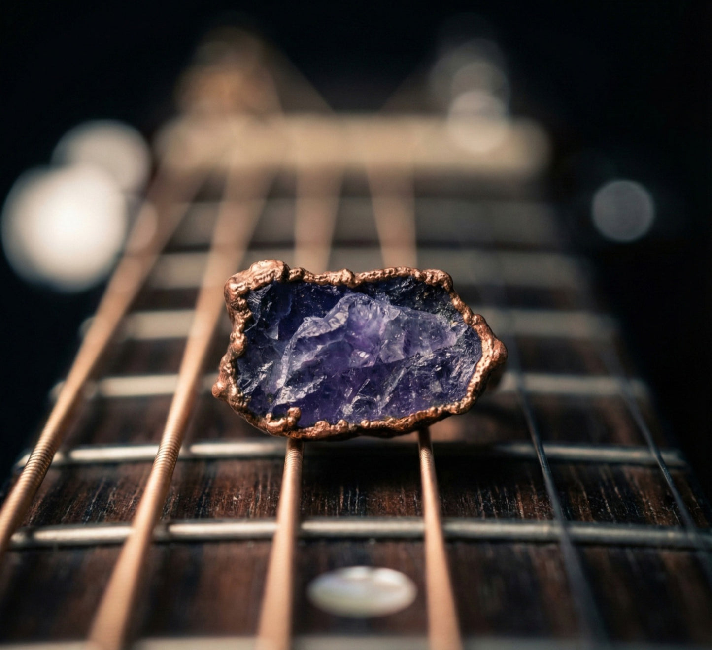 X Large Tanzanite Ring, Horizontal