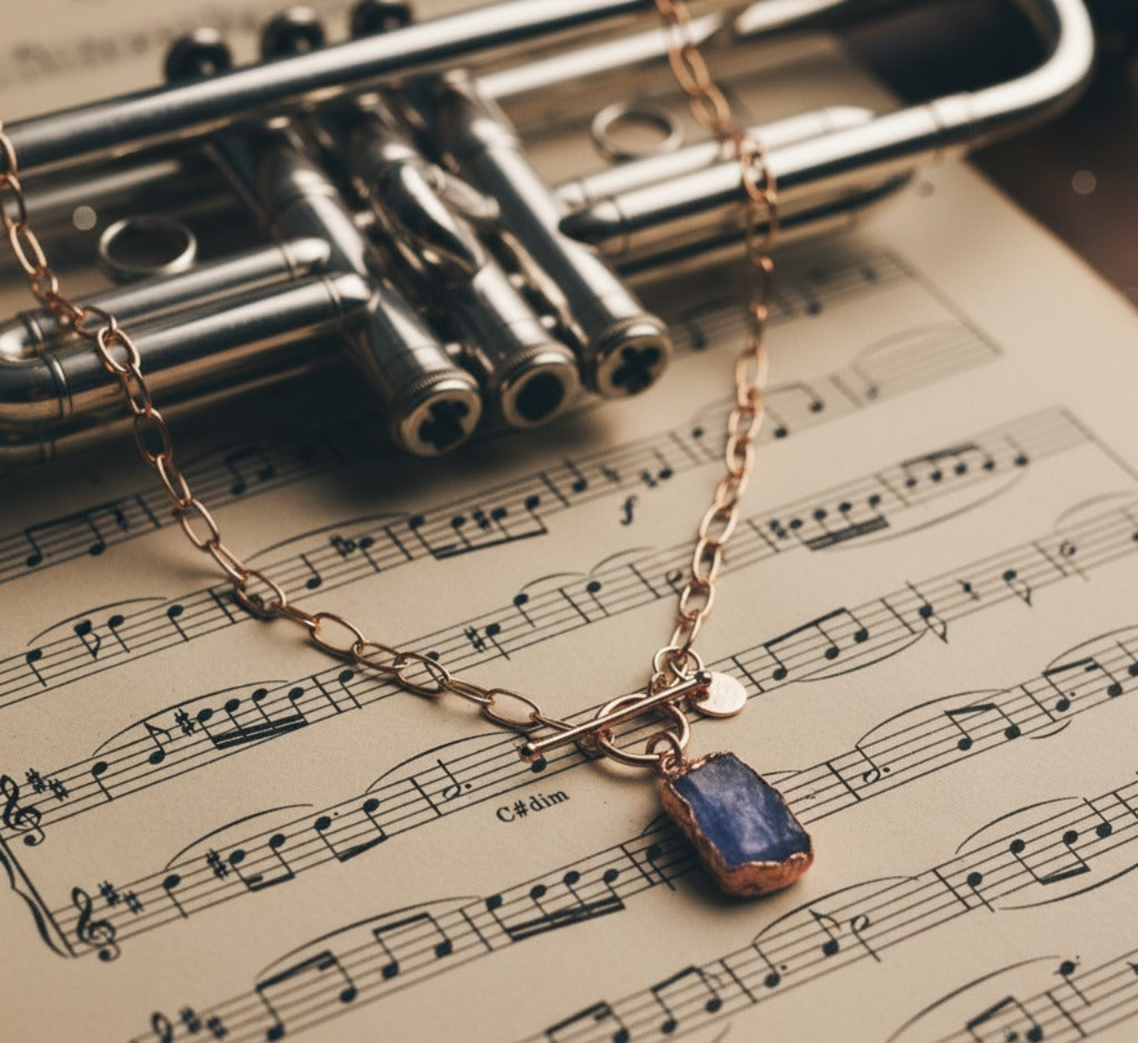 Large Tanzanite Necklace