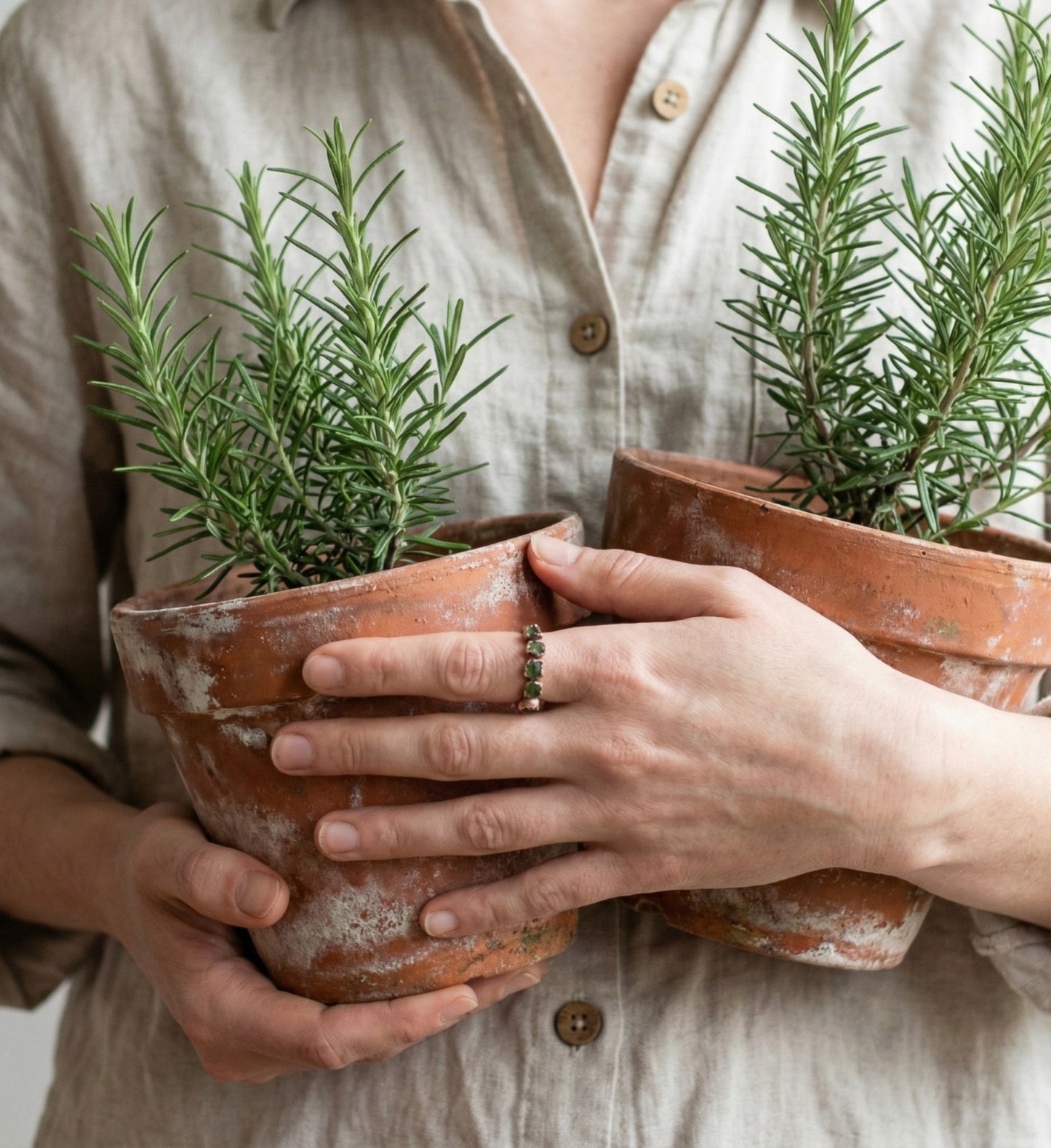 Green Garnet Eternity Ring