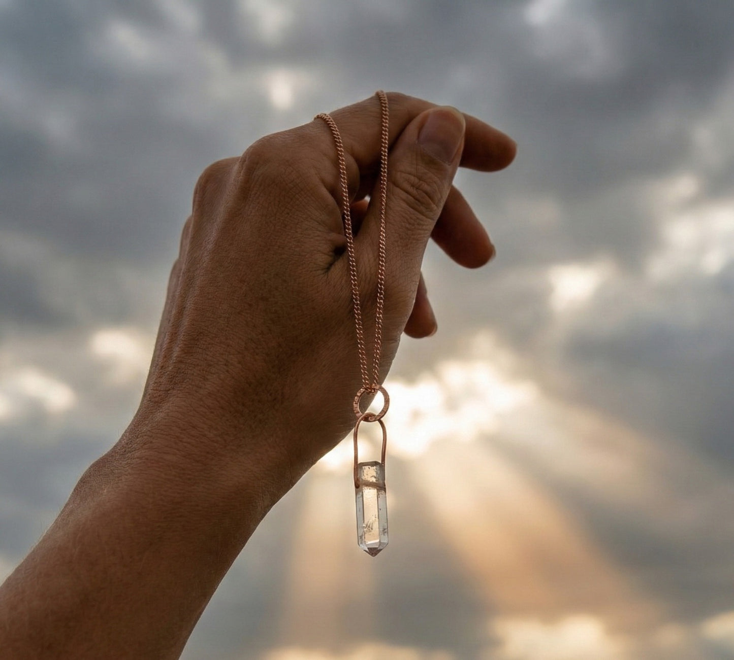 Medium Elemental Point Pendant