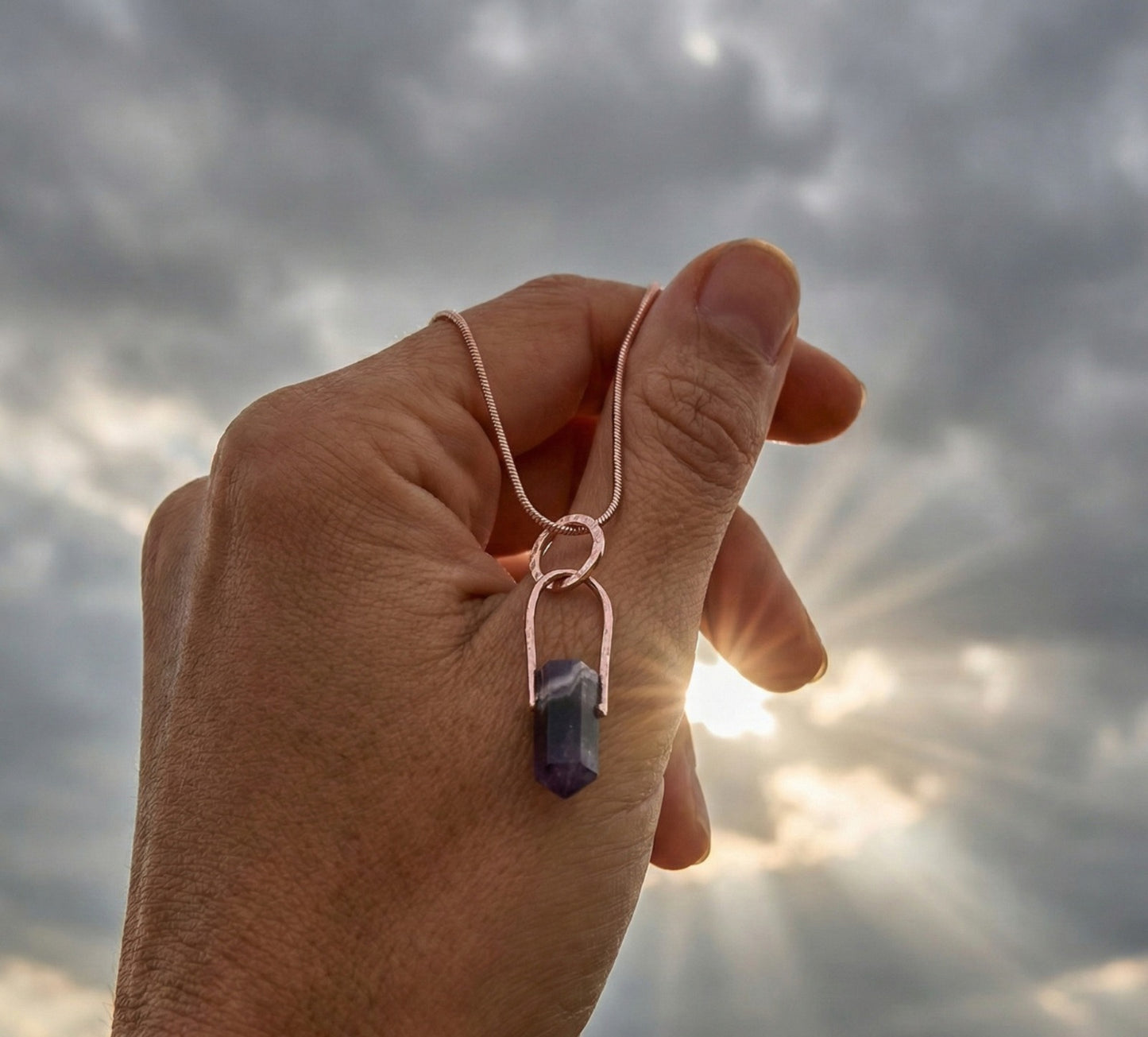 Small Elemental Point Pendant