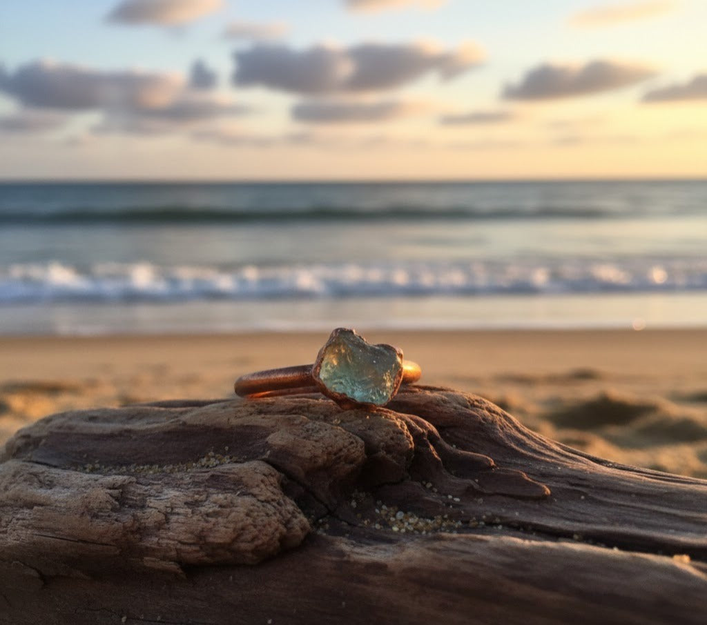 Small Aquamarine Solitaire Ring