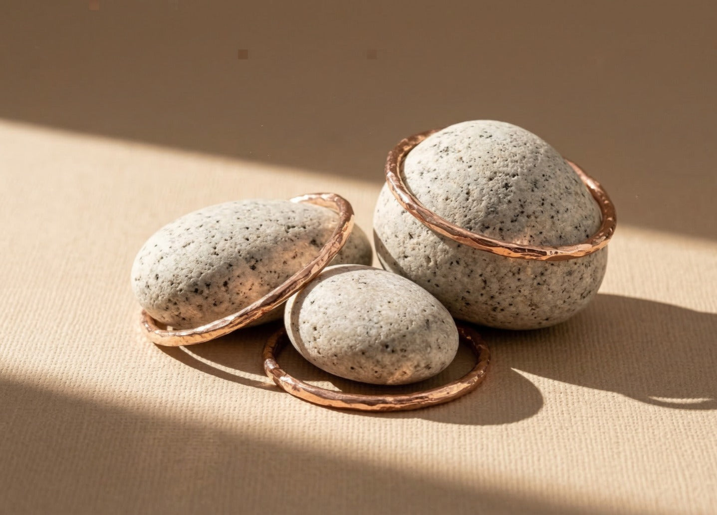 Copper stacking ring