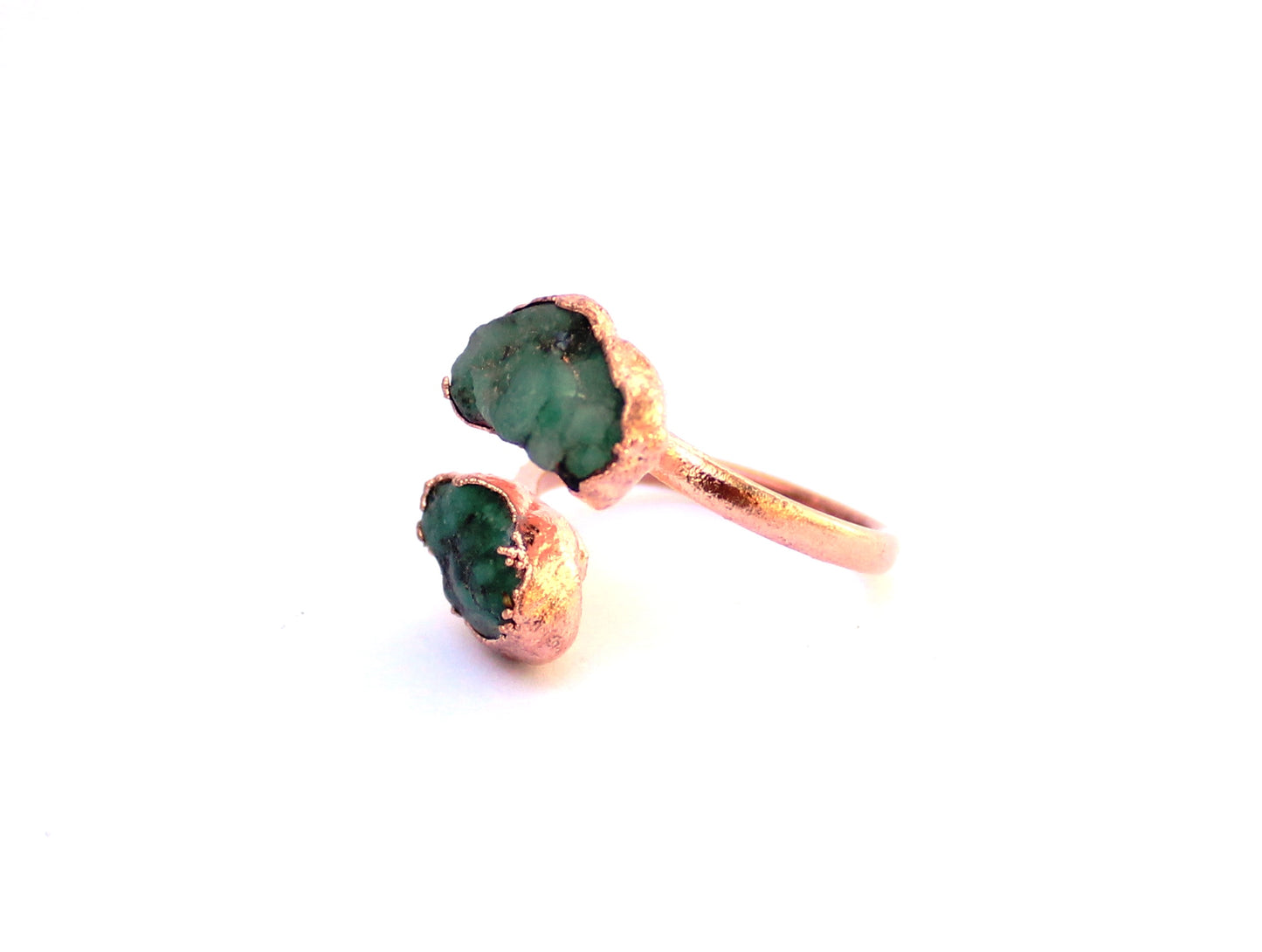 Large Open Emerald Ring