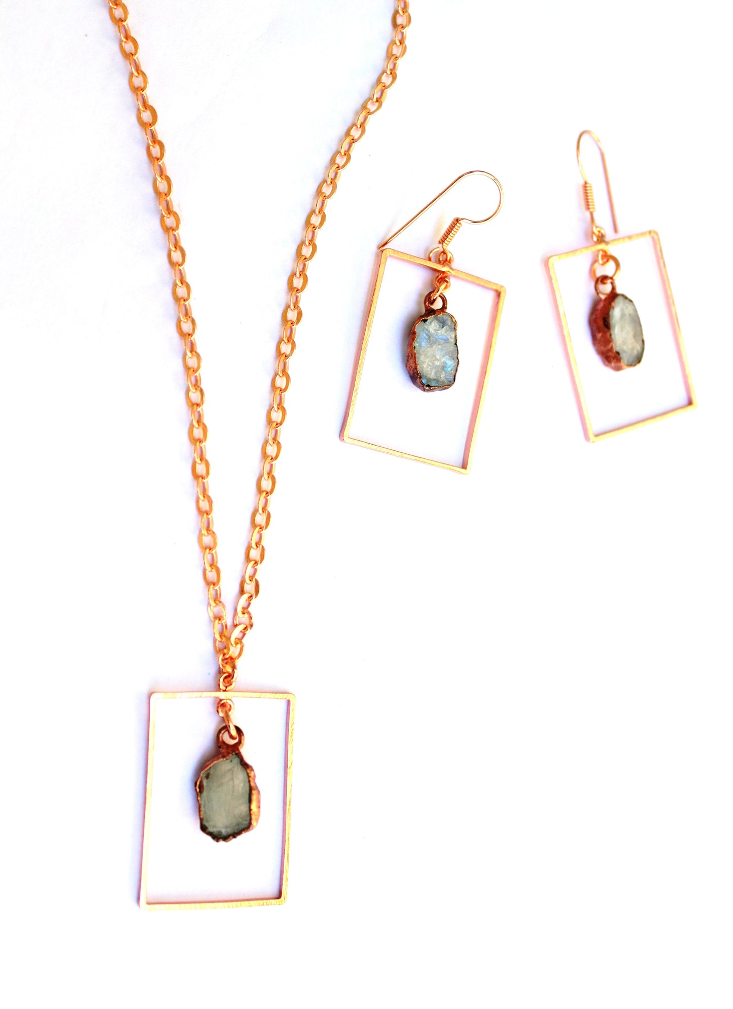 Moonstone Rectangle Set