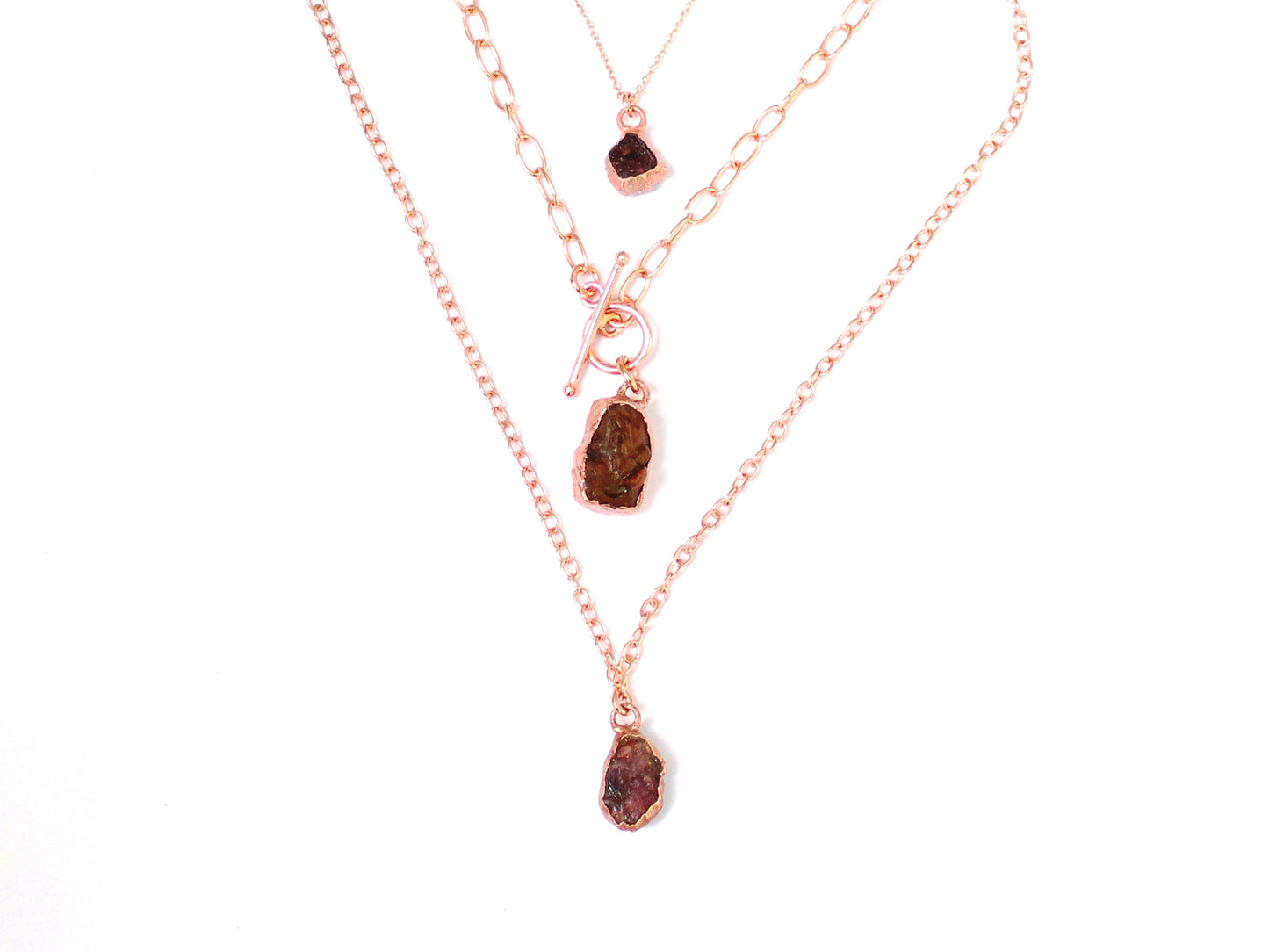 Small Ruby Necklace (July Birthstone)