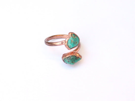 Small Open Turquoise Ring