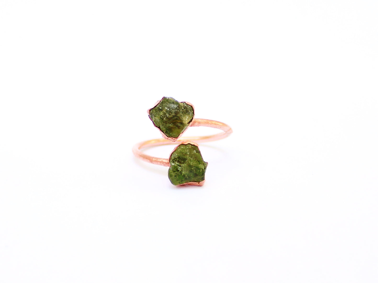 Small Open Peridot Ring (August Birthstone)