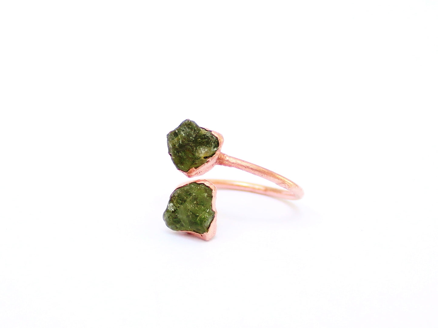 Small Open Peridot Ring (August Birthstone)