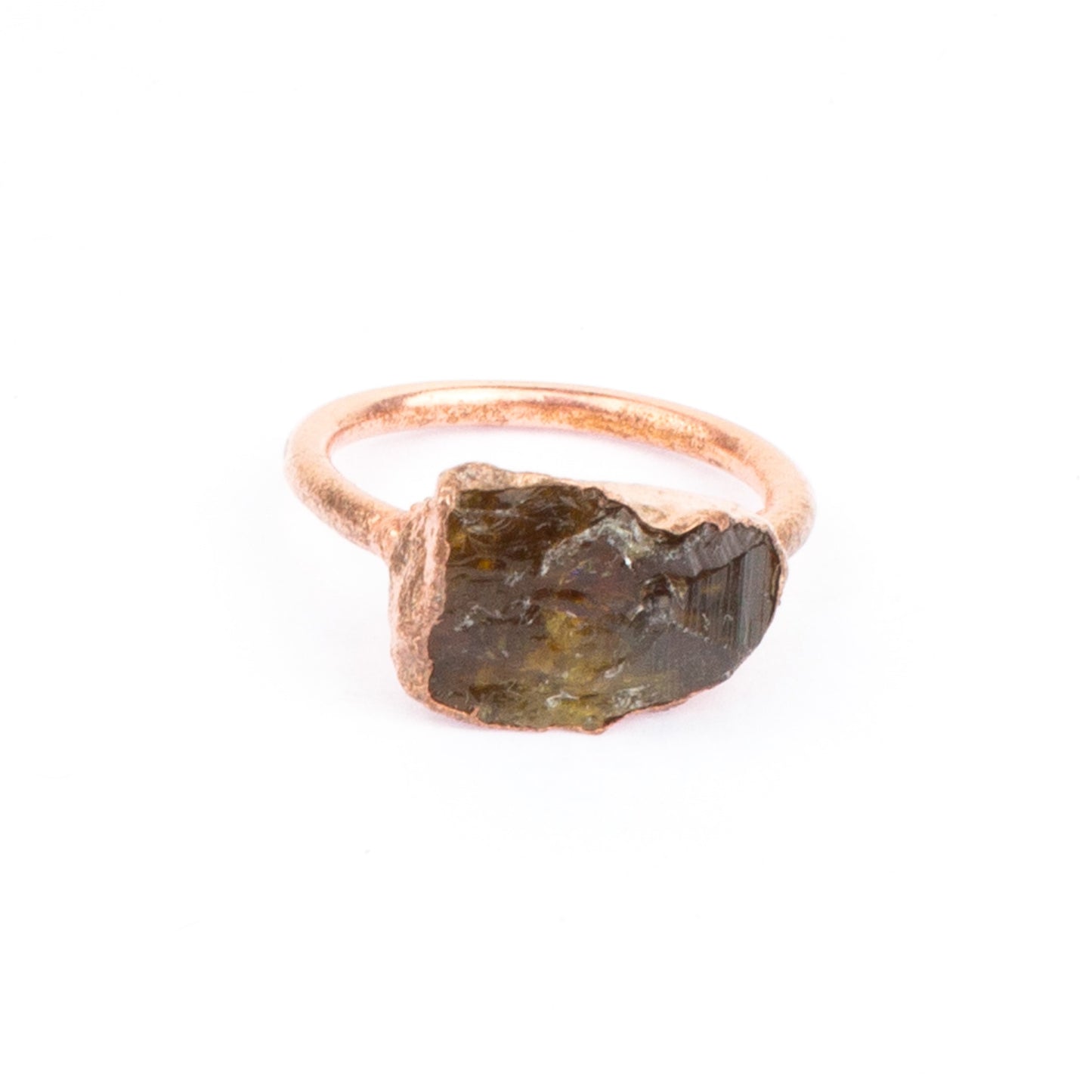 X Large Citrine Solitaire Ring, Horizontal (November birthstone)