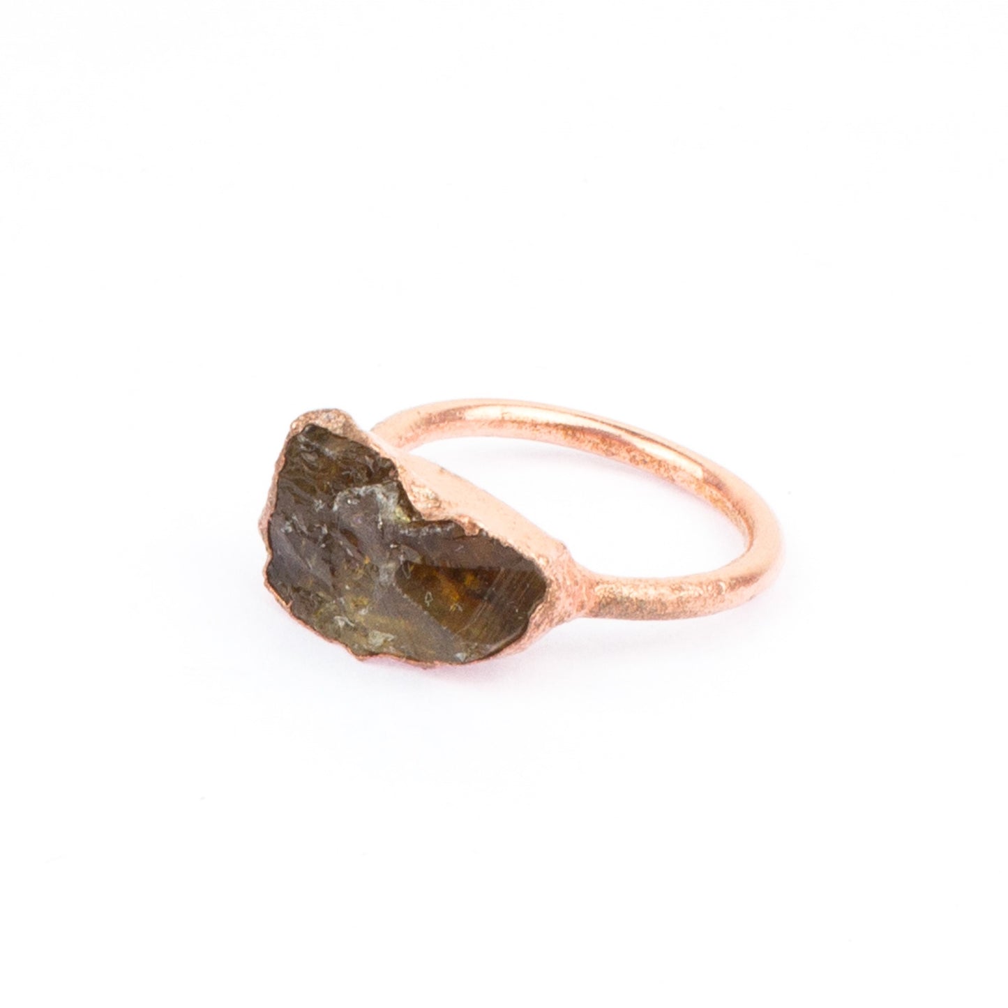 X Large Citrine Solitaire Ring, Horizontal (November birthstone)