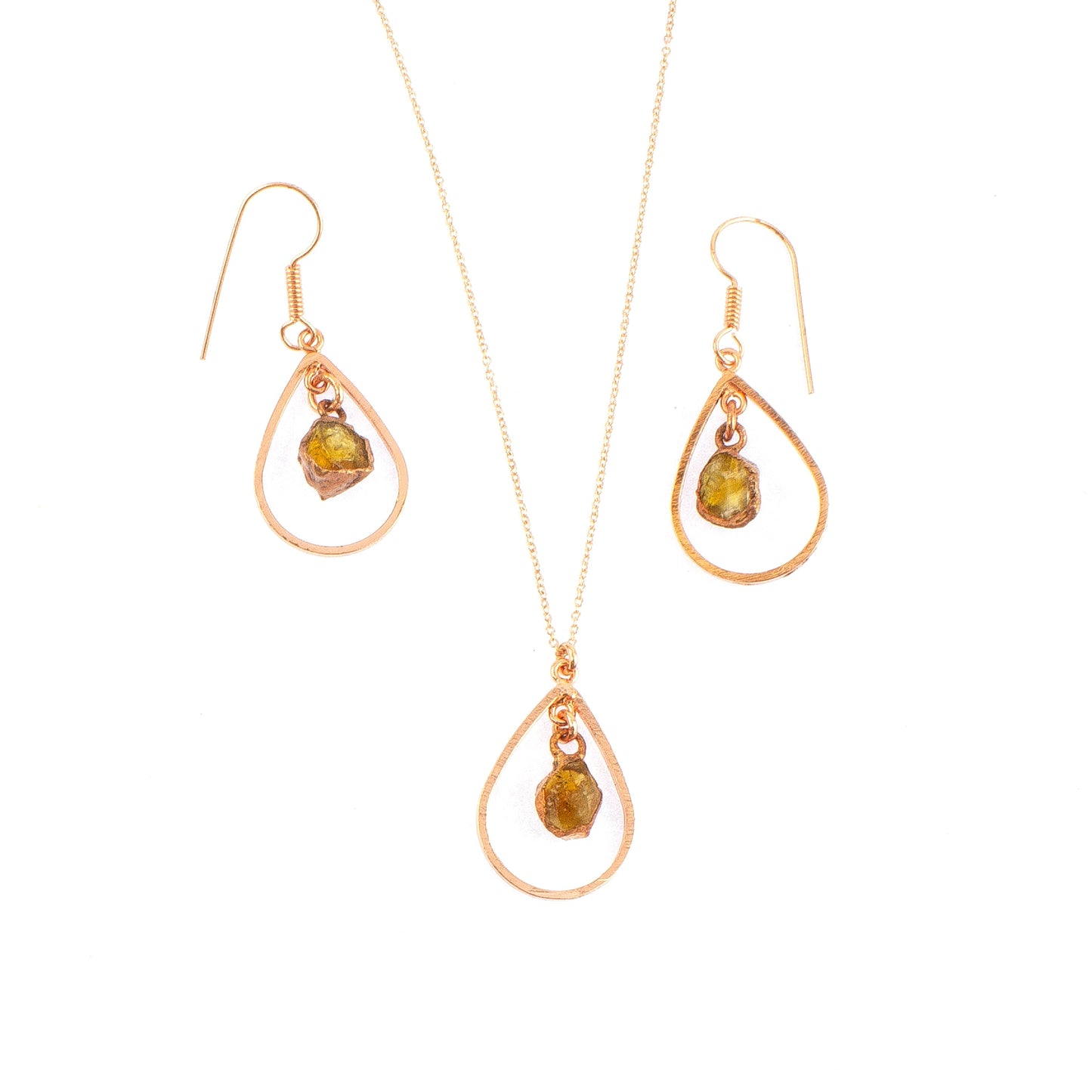 Citrine Drop Set