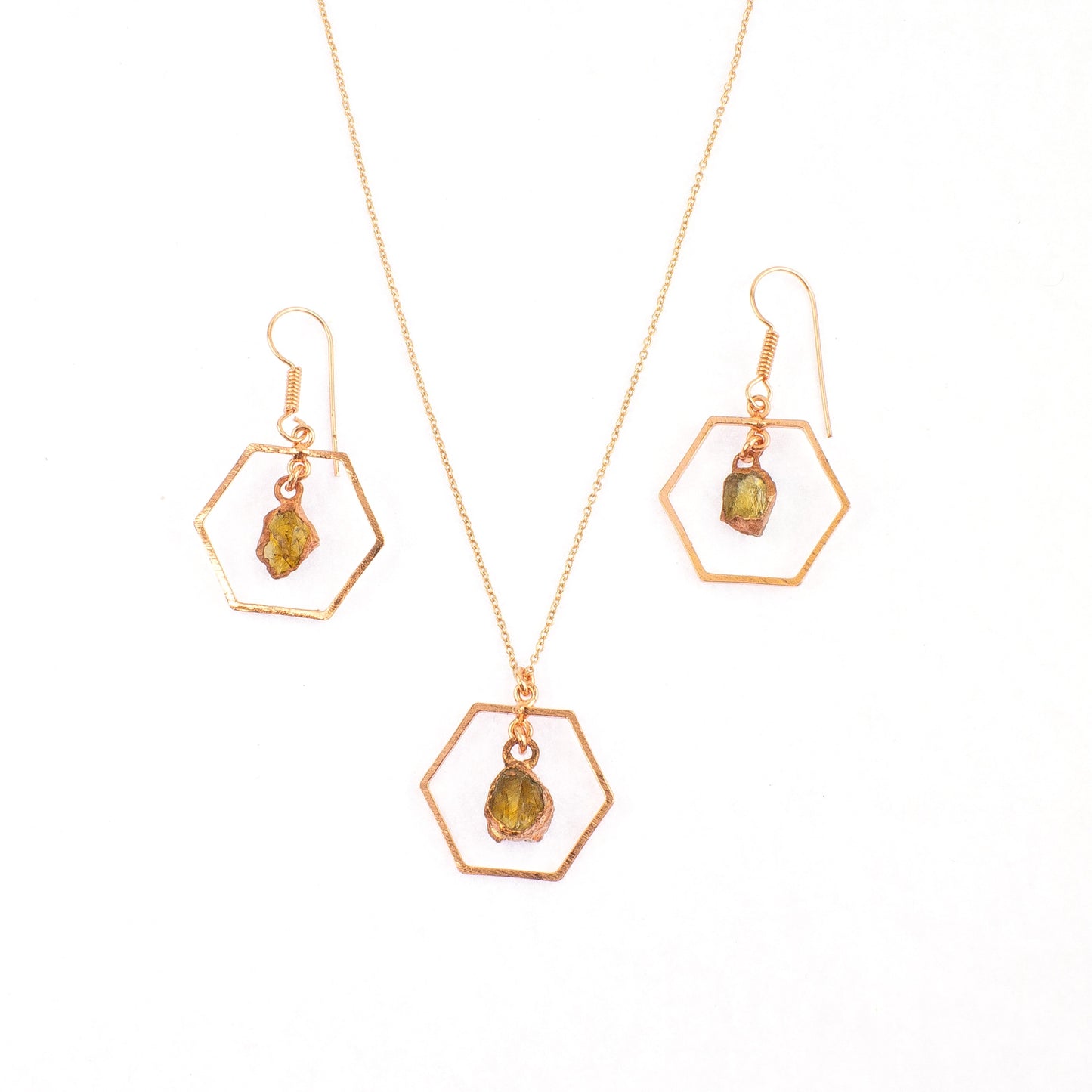 Citrine Hexagon Set