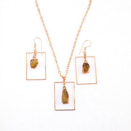 Citrine Rectangle Set