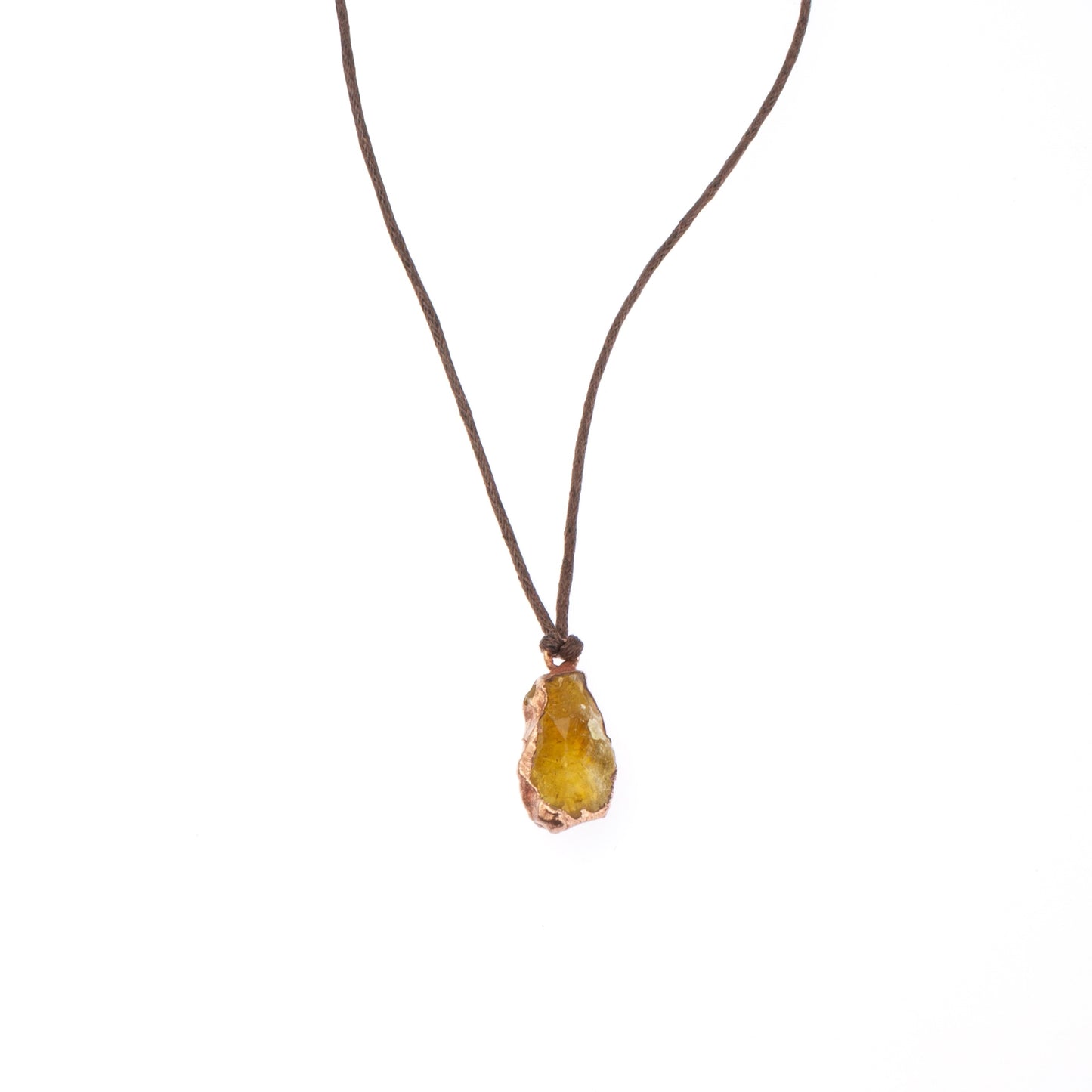 X Large Citrine Pendant