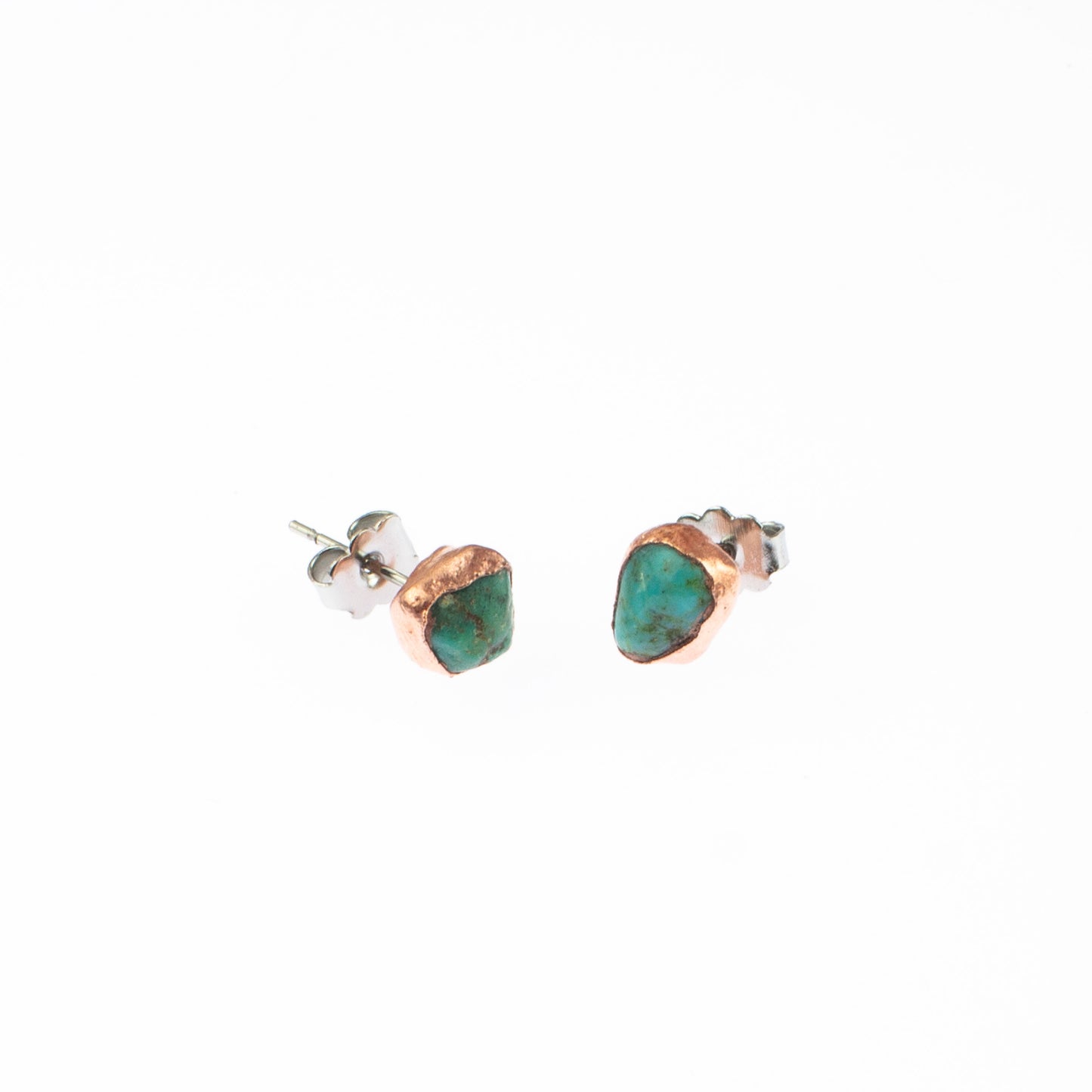 Small Turquoise Stud Earrings (December Birthstone)