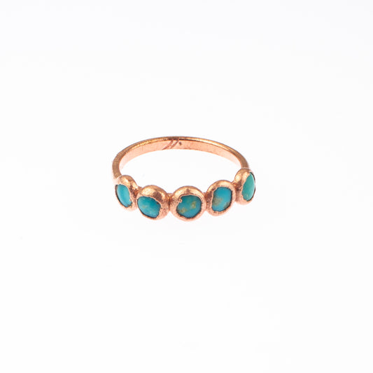 Turquoise Eternity Ring (December Birthstone)