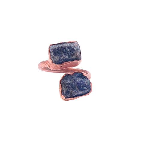 Large Open Sapphire Ring