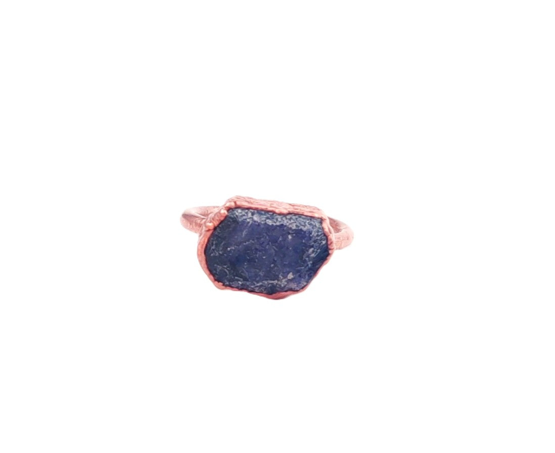 Large Sapphire Solitaire Ring