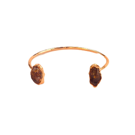 Citrine Open Bracelet