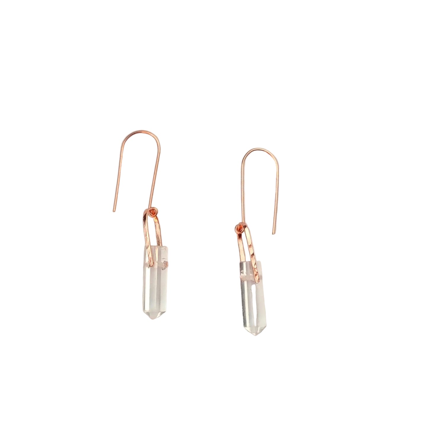 Medium Arch Gemstone Point Earrings