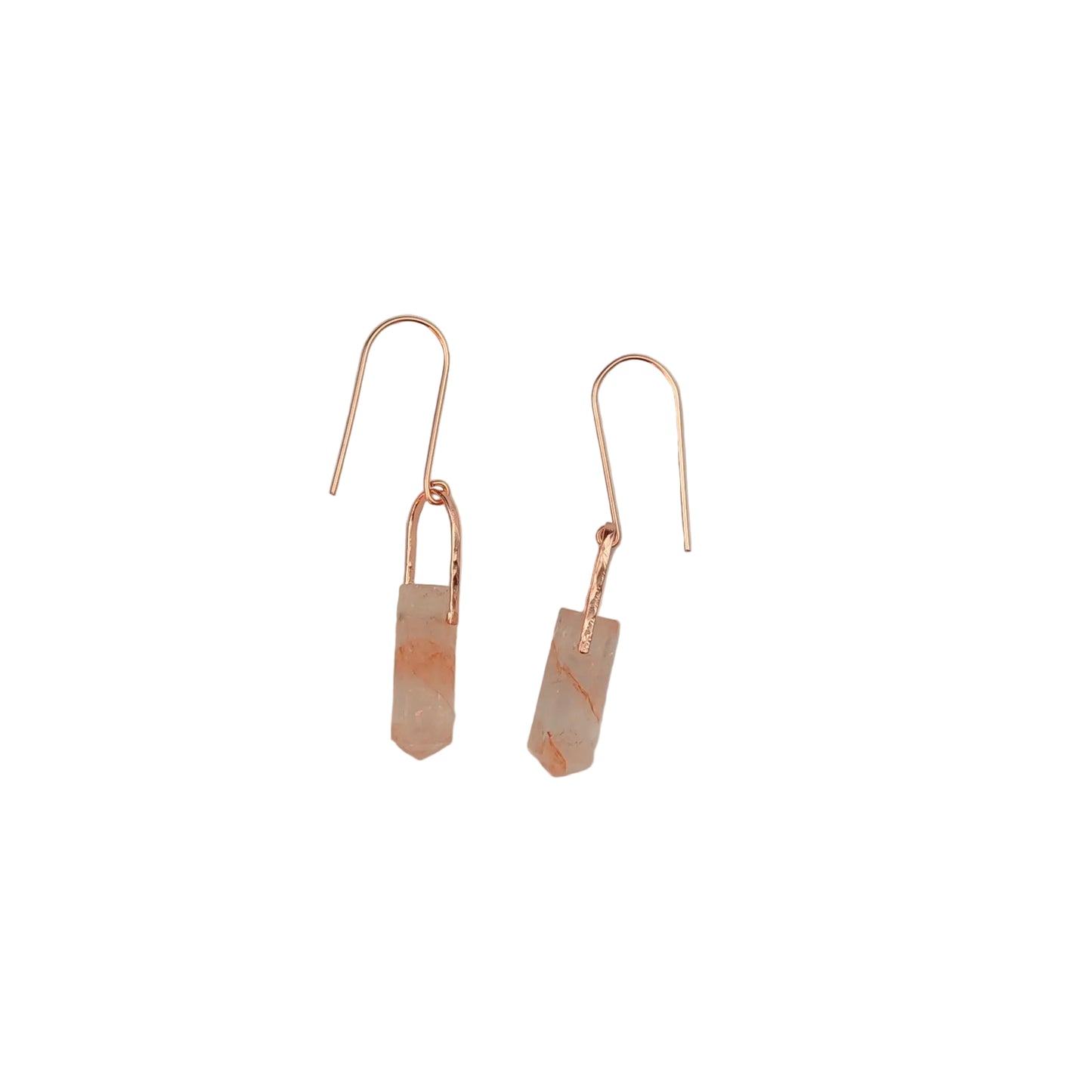 Medium Arch Gemstone Point Earrings