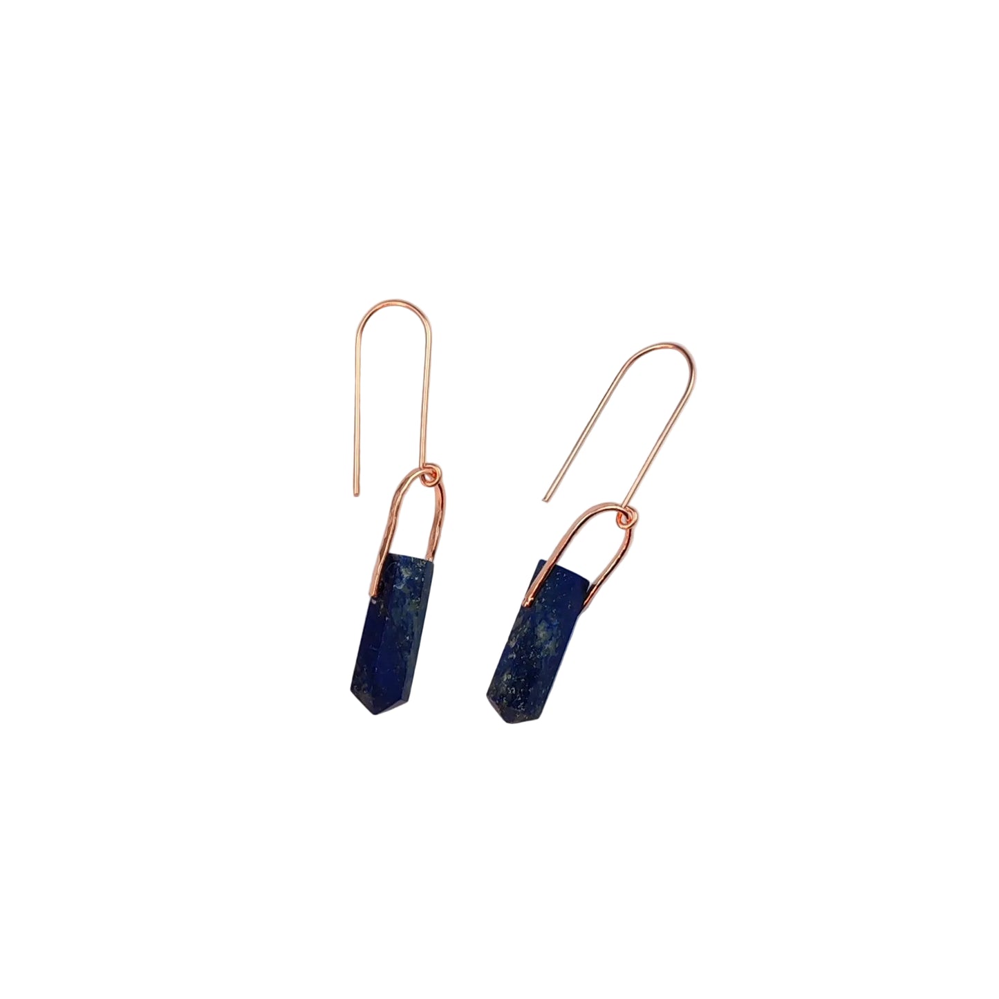 Medium Arch Gemstone Point Earrings