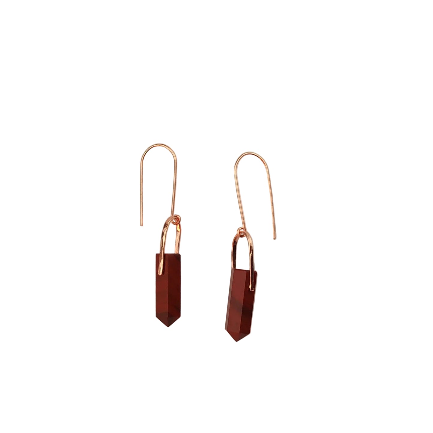 Medium Arch Gemstone Point Earrings