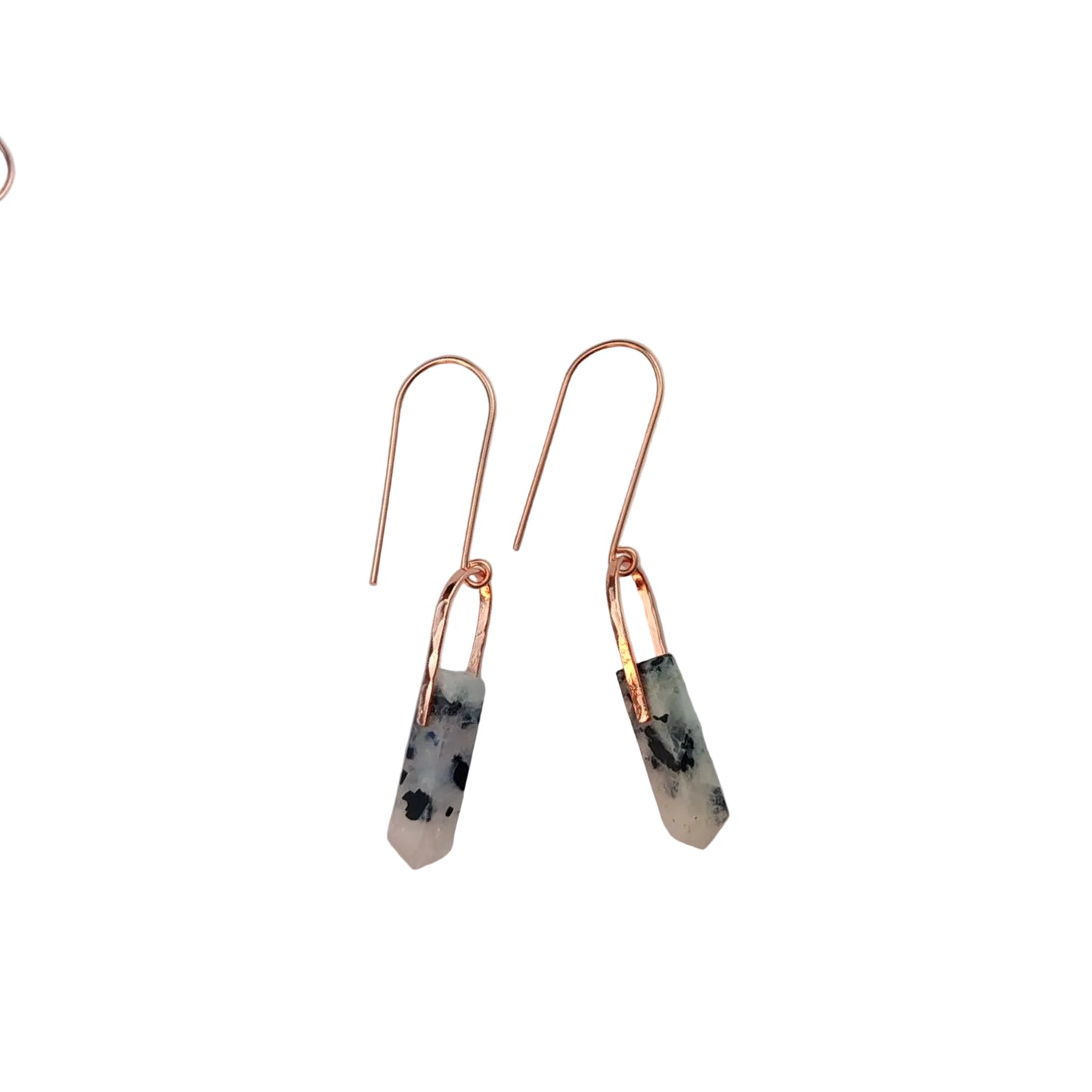 Medium Arch Gemstone Point Earrings