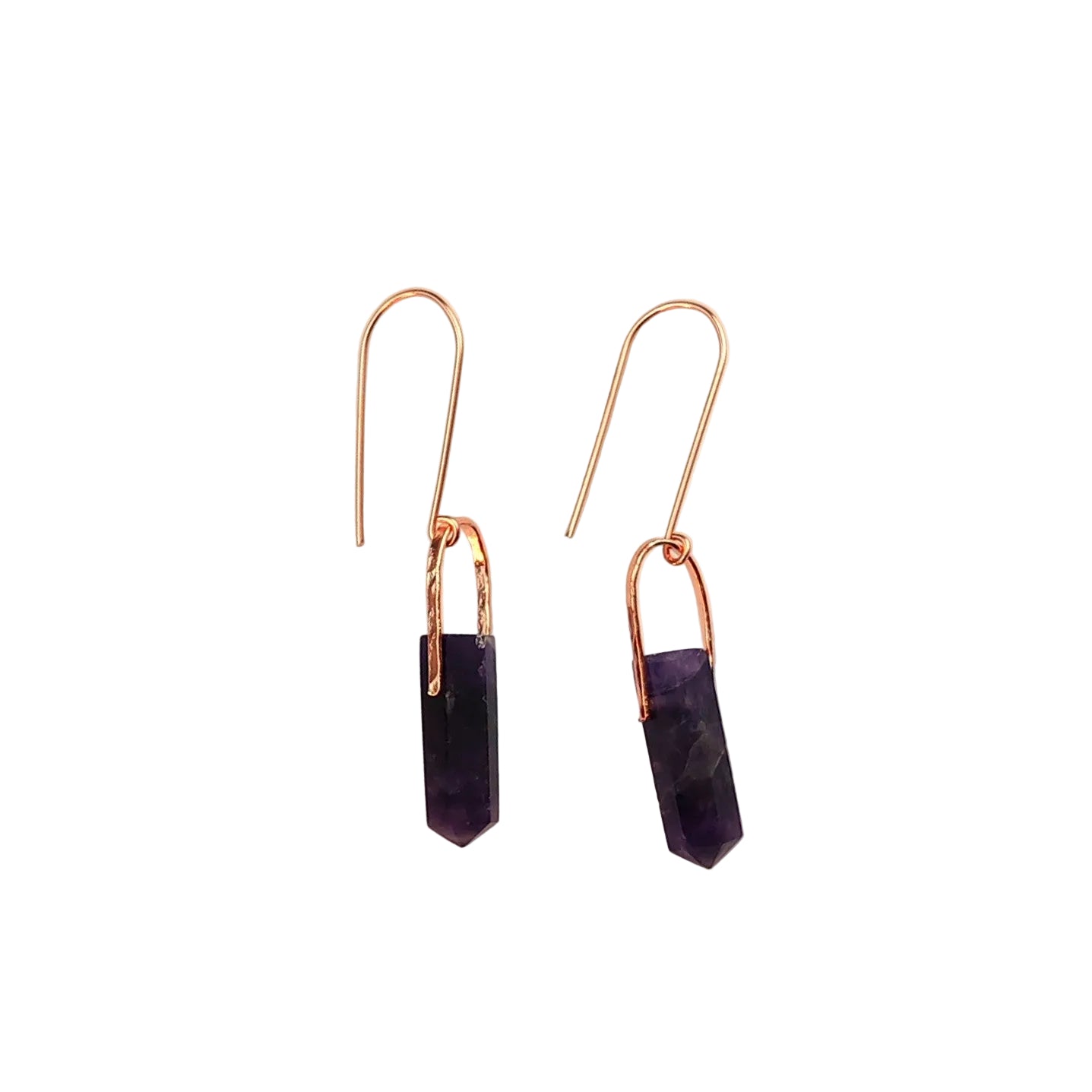 Medium Arch Gemstone Point Earrings