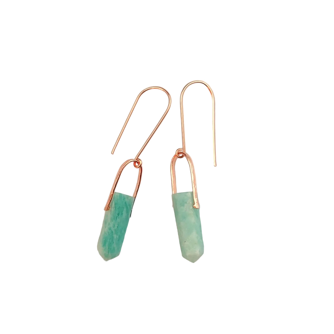 Medium Arch Gemstone Point Earrings