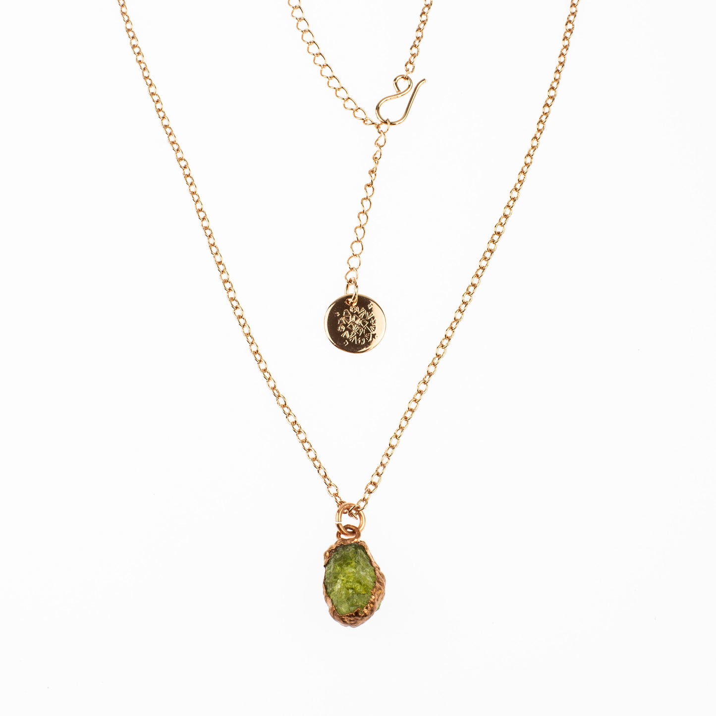 Large Green Garnet Necklace (January Birthstone)