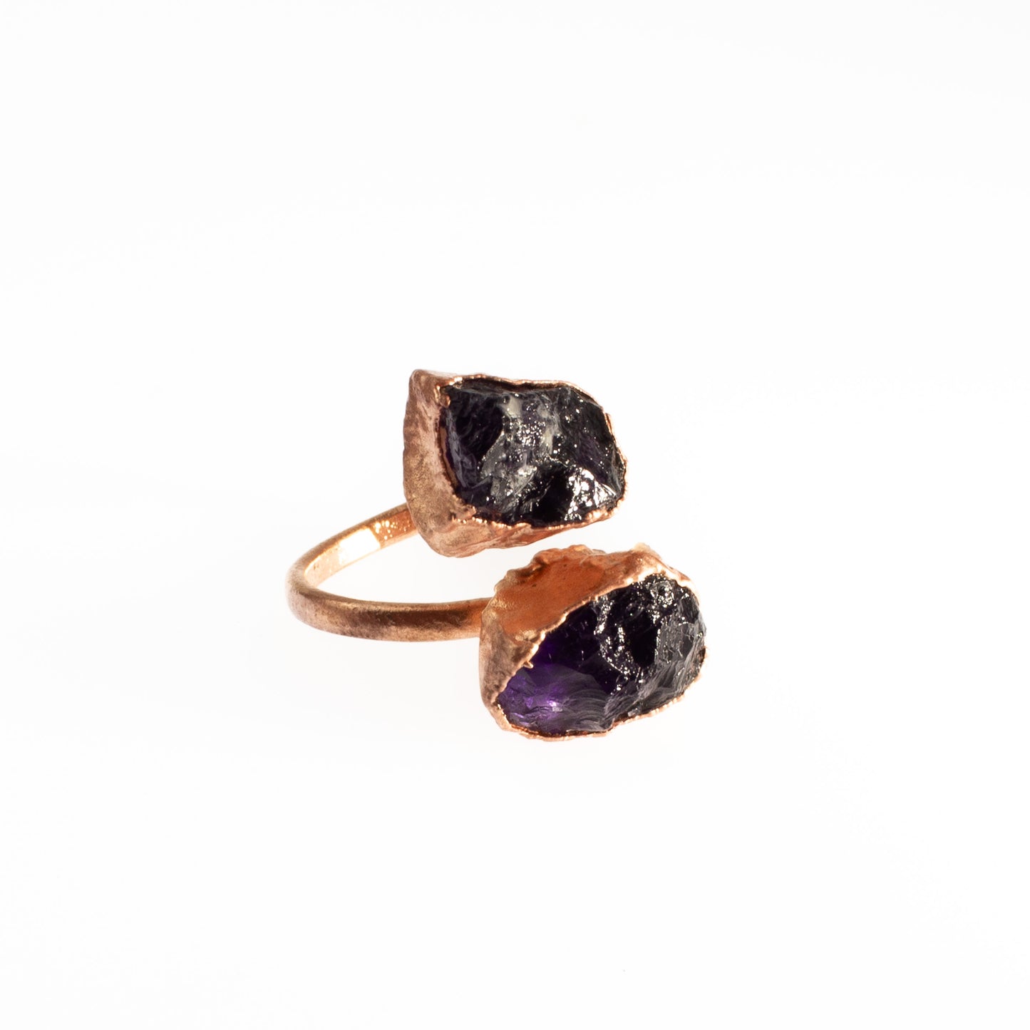 Large Open Amethyst Ring