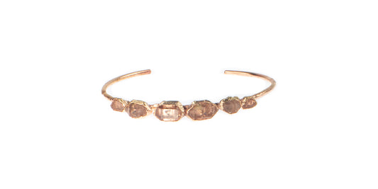 Herkimer Diamond Cuff Bracelet