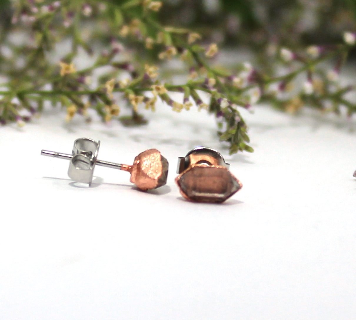 Large Birthstone Studs