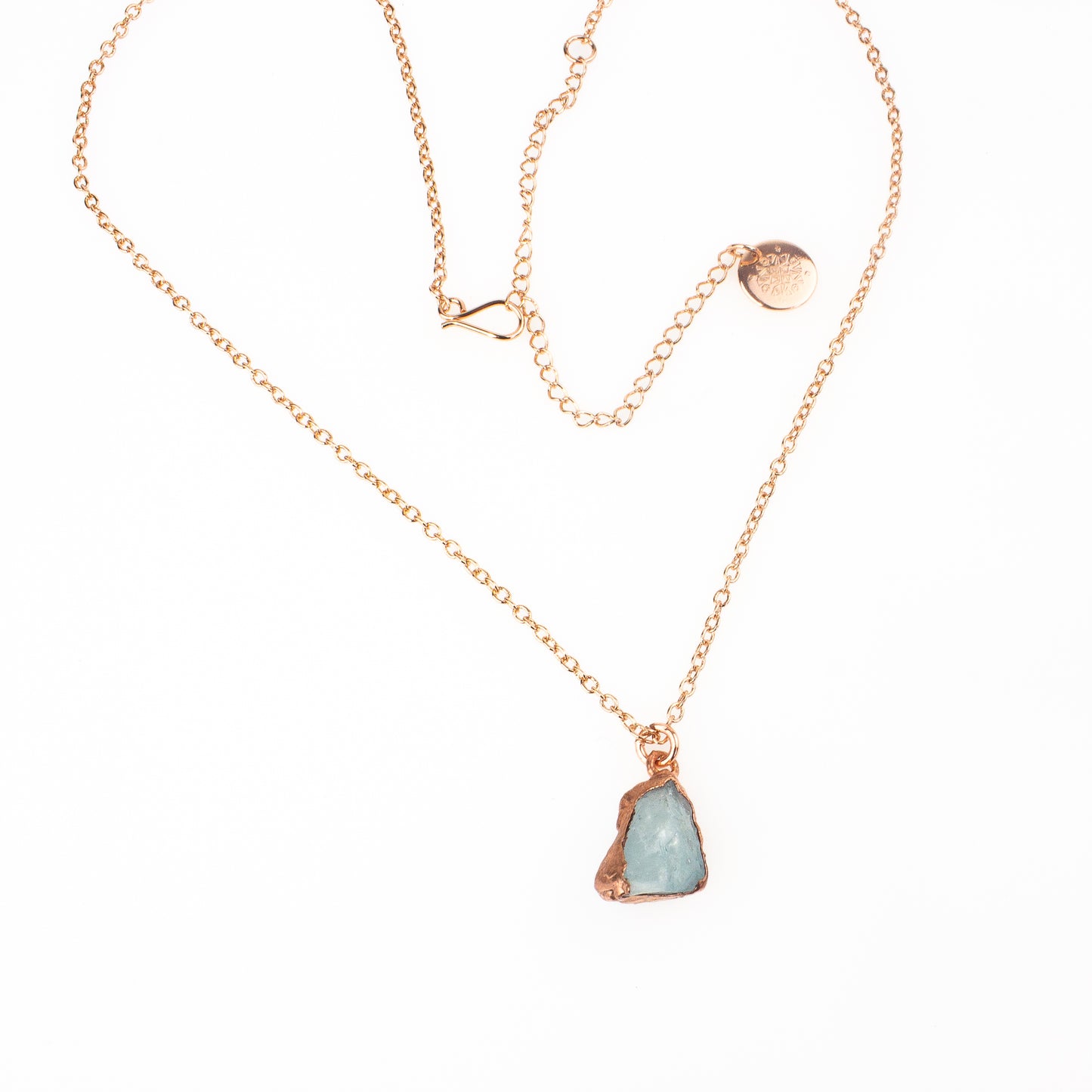 Large Aquamarine Necklace (March Birthstone)