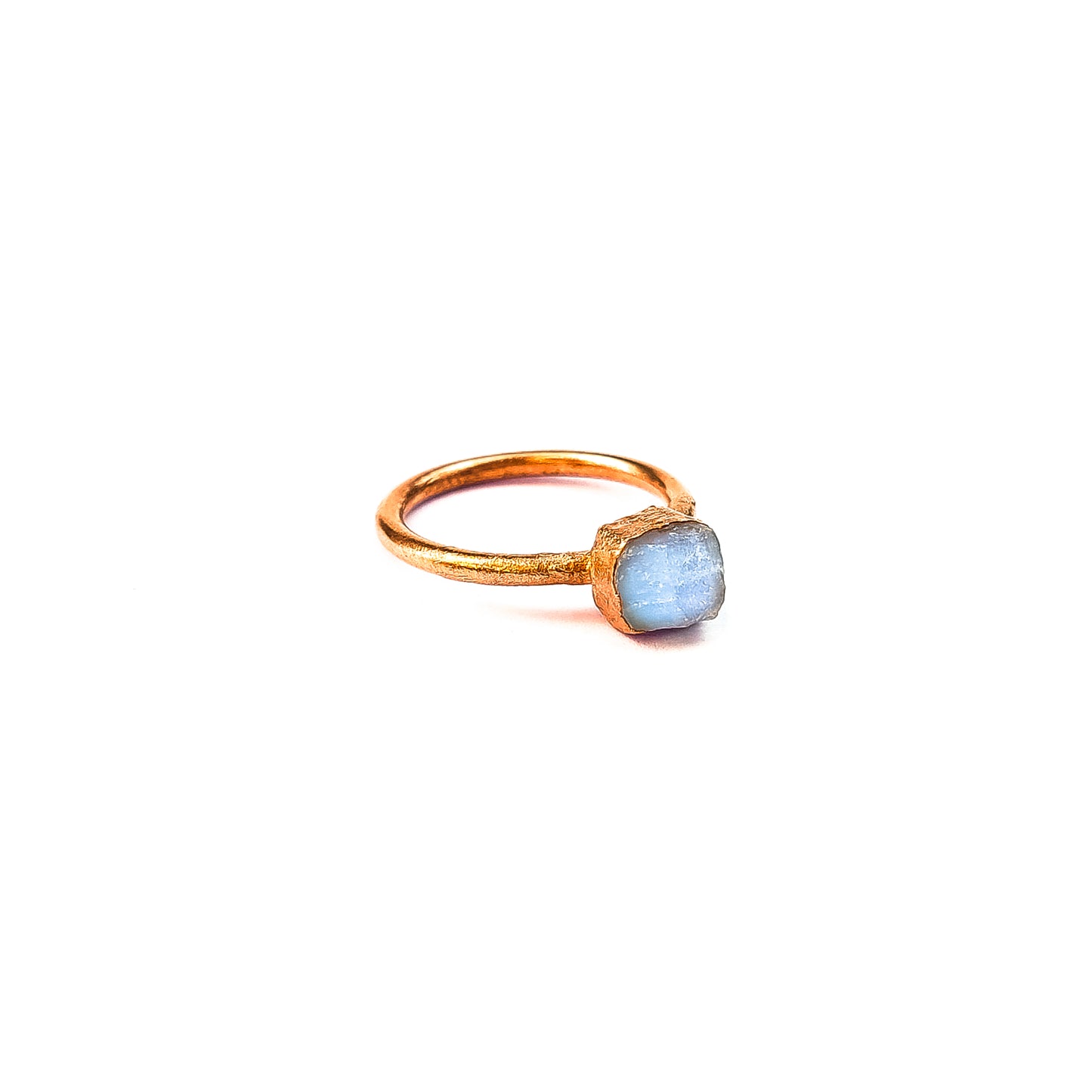 Small Moonstone Solitaire Ring