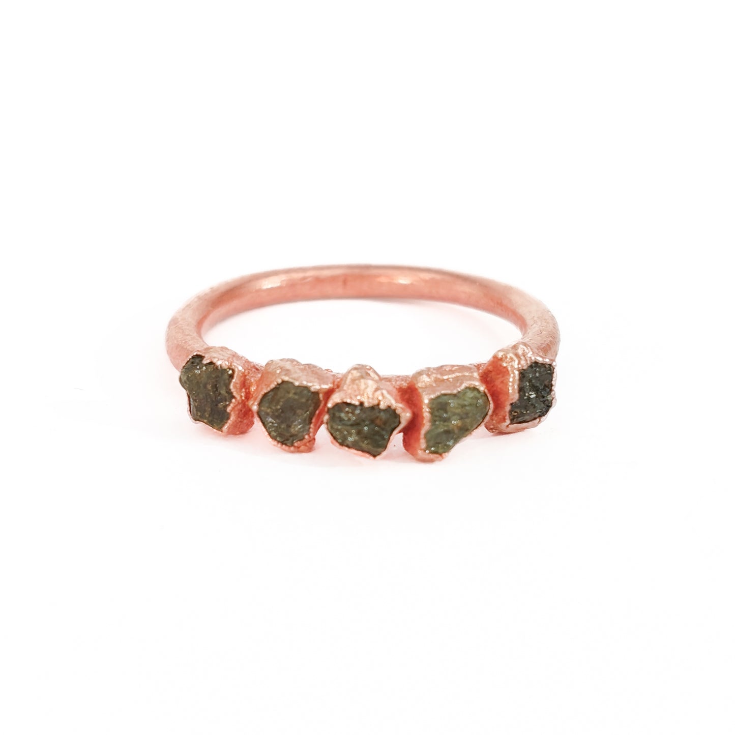 Green Garnet Eternity Ring