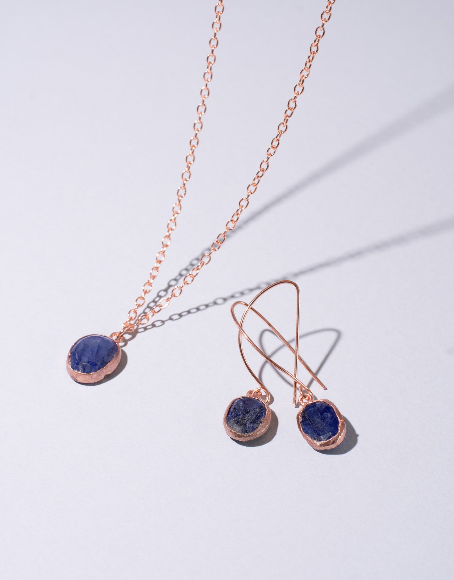 Sapphire Oval Necklace (September Birthstone)