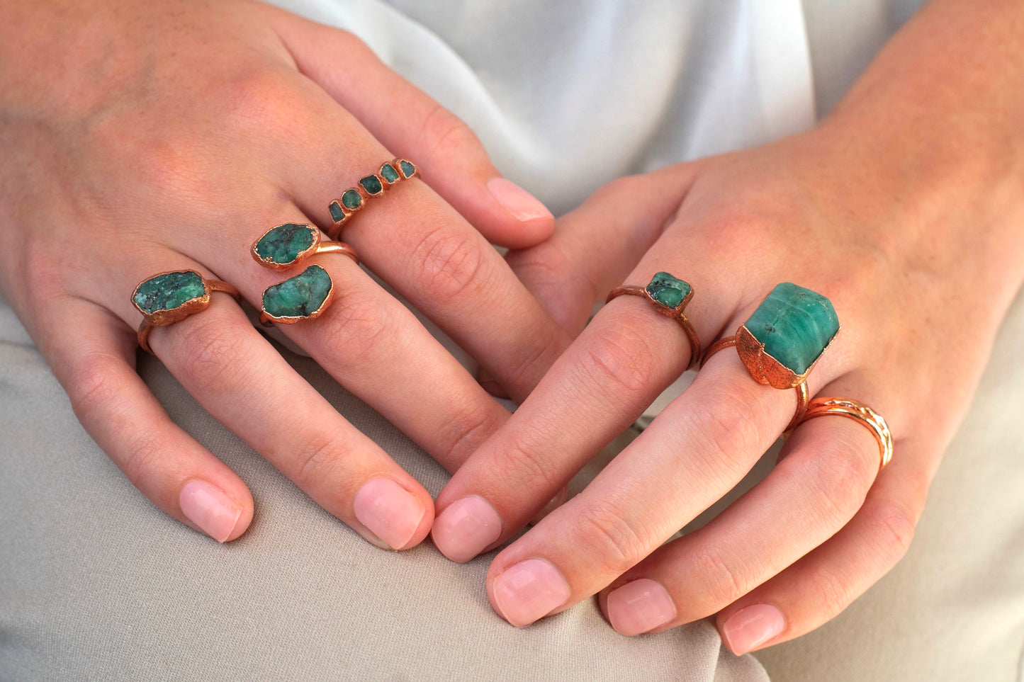 Emerald Eternity Ring (May Birthstone)