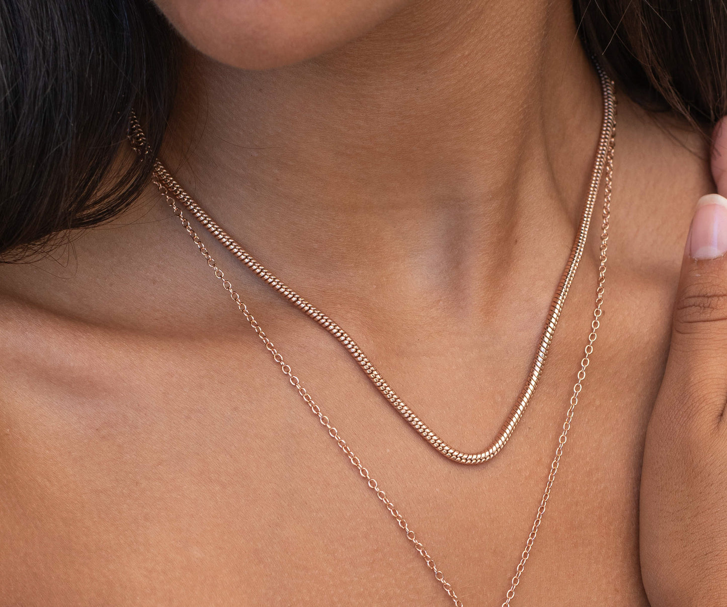 Thick Snake Chain Necklace