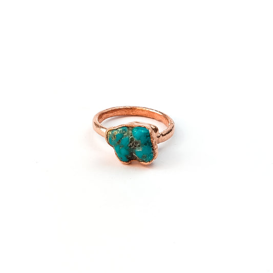 Small Turquoise Solitaire Ring